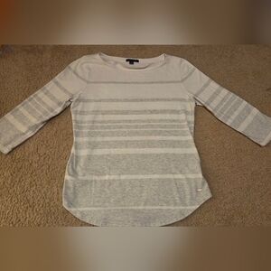 Striped 3/4 Sleeve Tommy Hilfiger Top